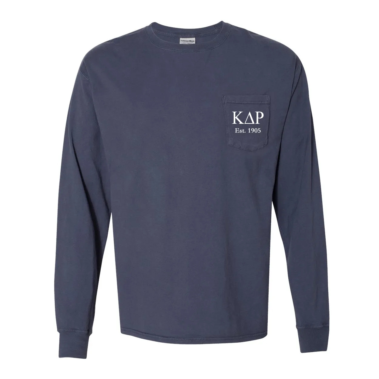 Kappa Delta Rho Long Sleeve Pocket Tee