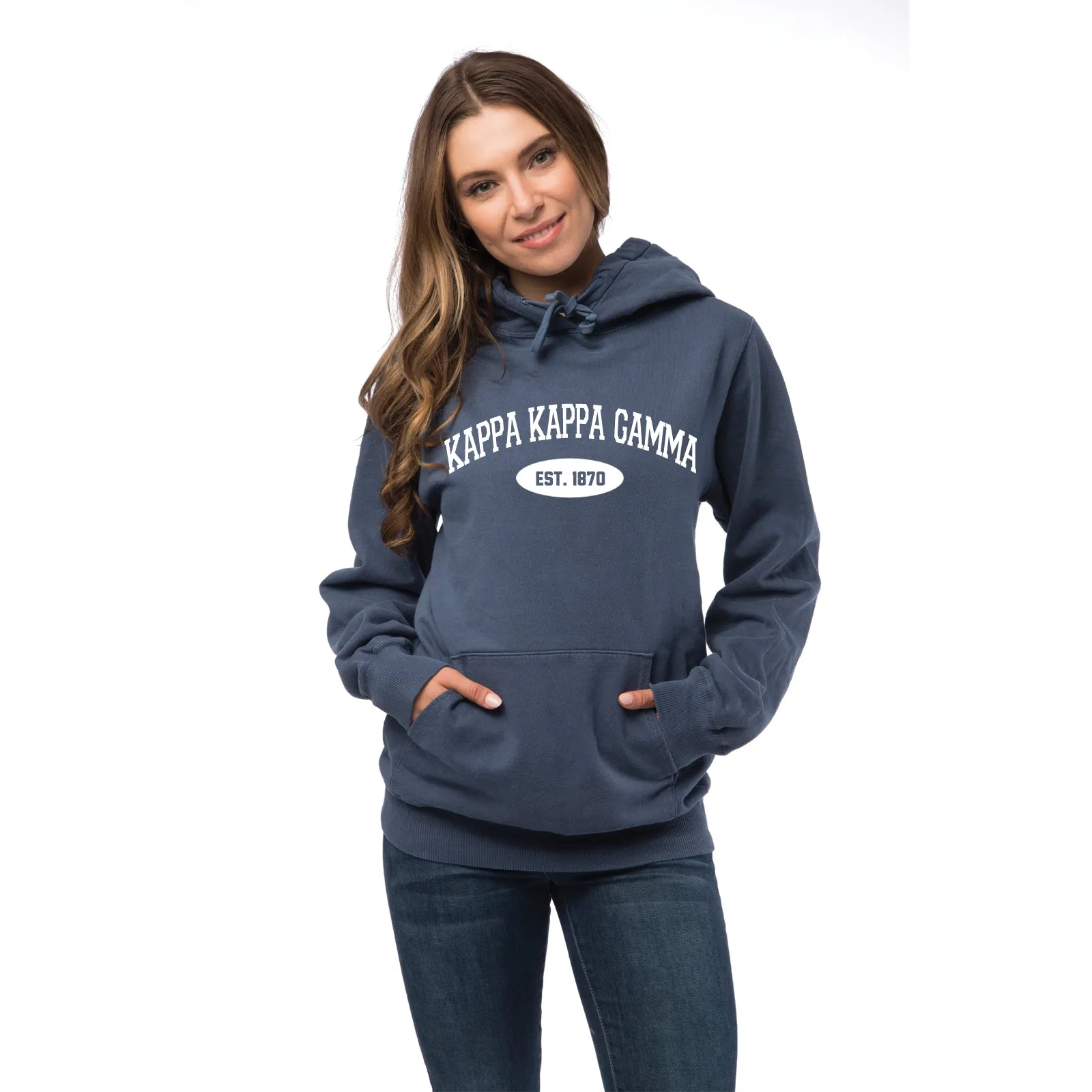 Kappa Kappa Gamma Hooded Pullover Vintage Sweatshirt