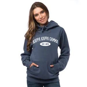 Kappa Kappa Gamma Hooded Pullover Vintage Sweatshirt