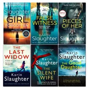 Karin Slaughter Collection 6 Books Set Good Daughter, Last Widow, Silent Wife