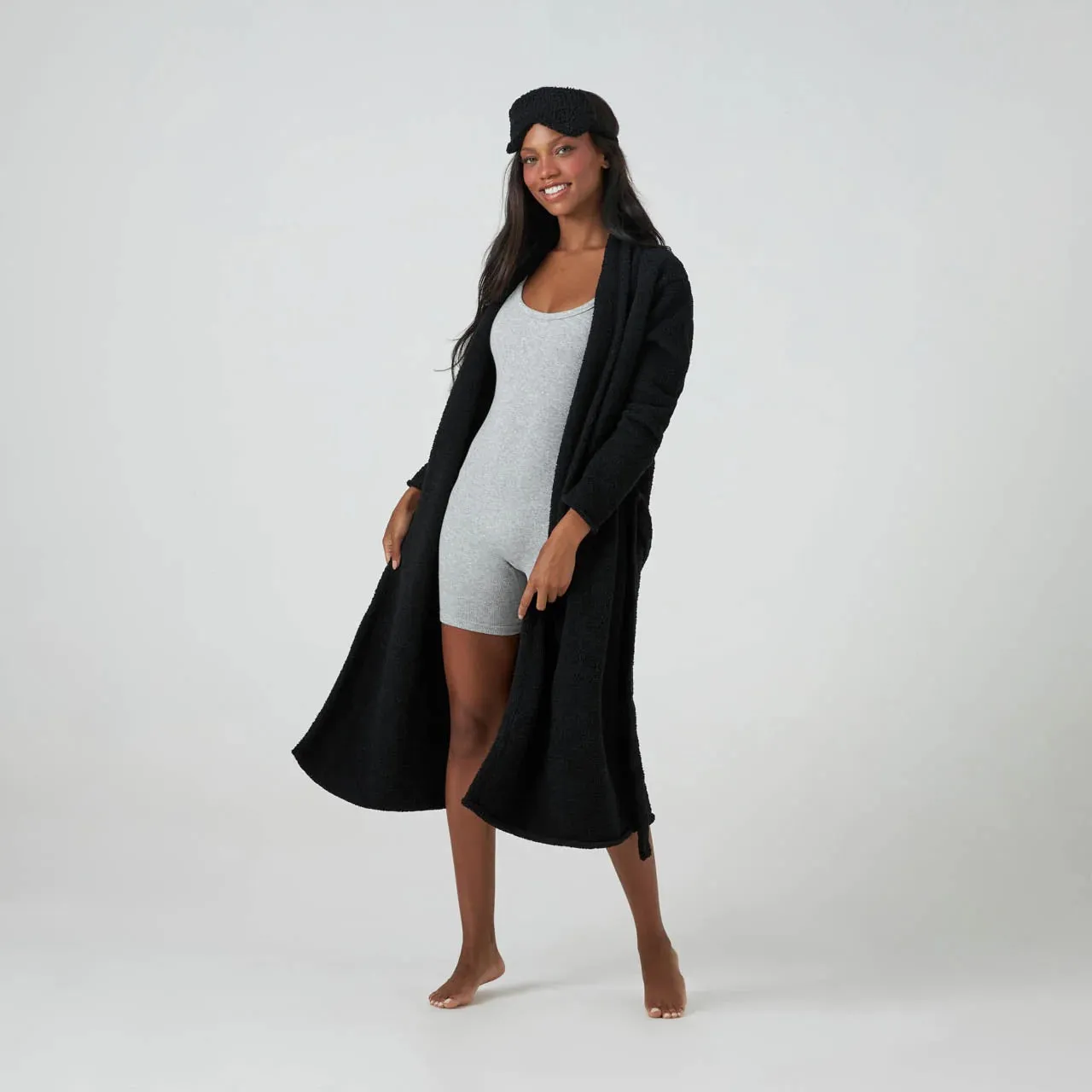 Kashwere Black Seasonless Lightweight Robe