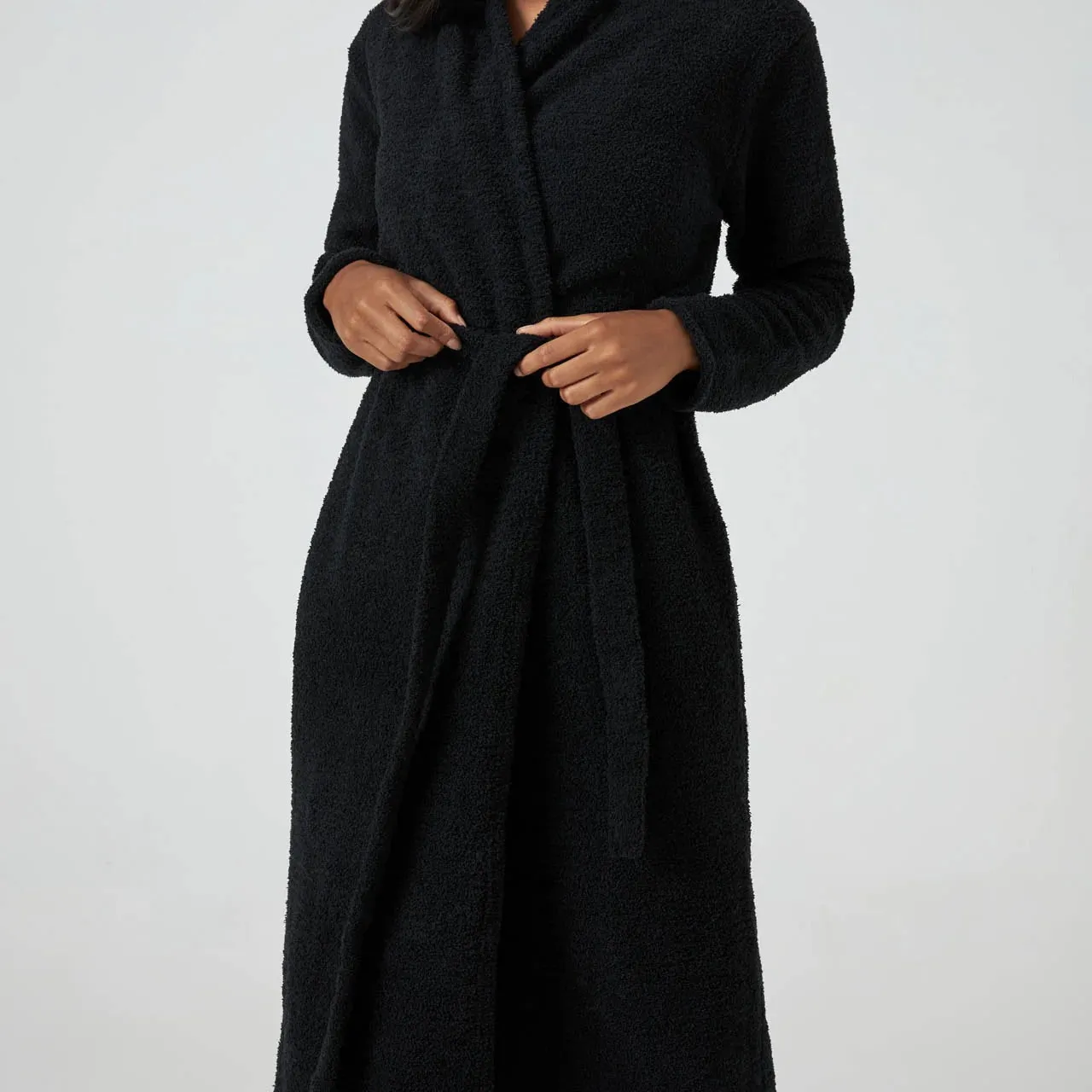 Kashwere Black Seasonless Lightweight Robe