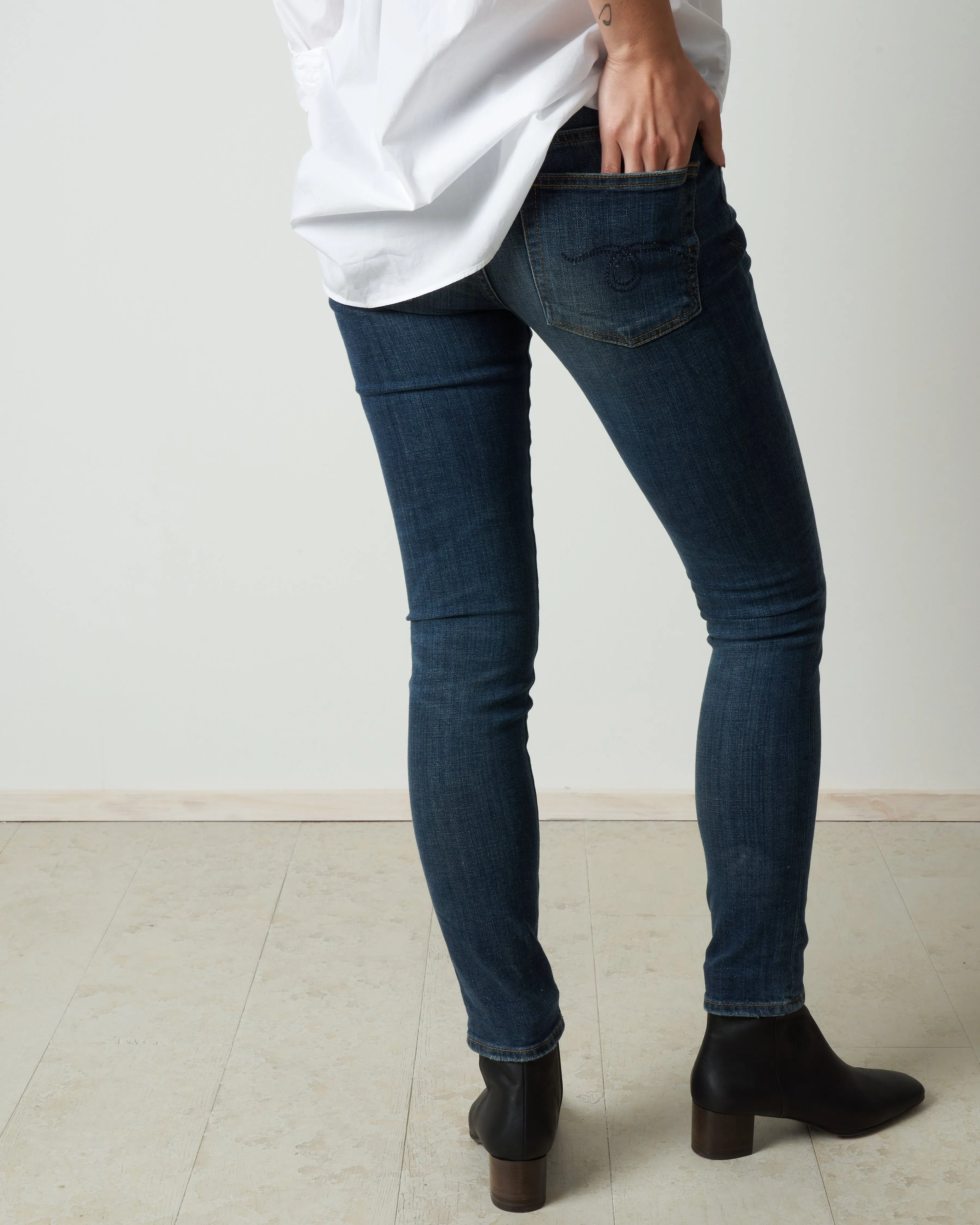 kate skinny - dark vintage blue