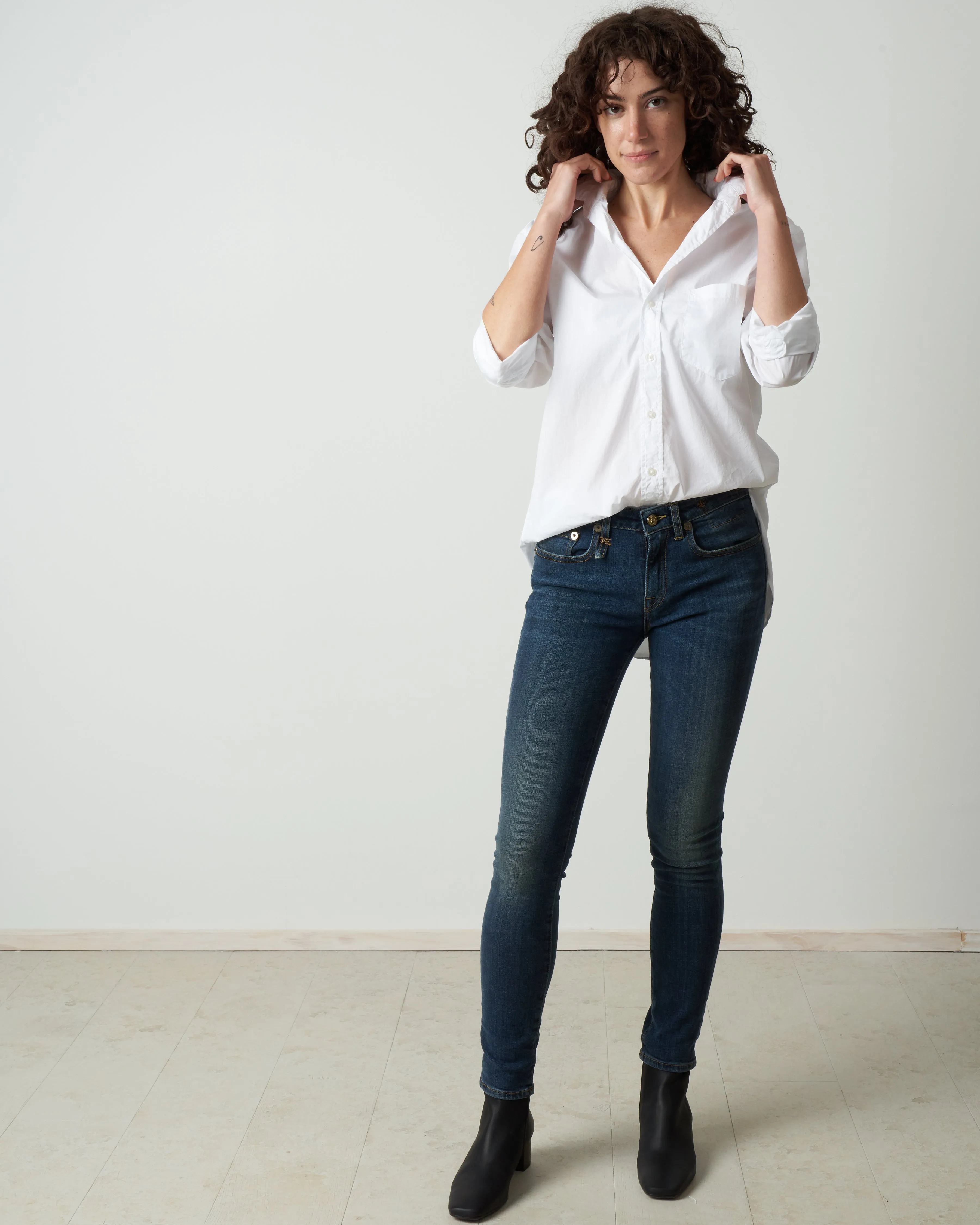kate skinny - dark vintage blue
