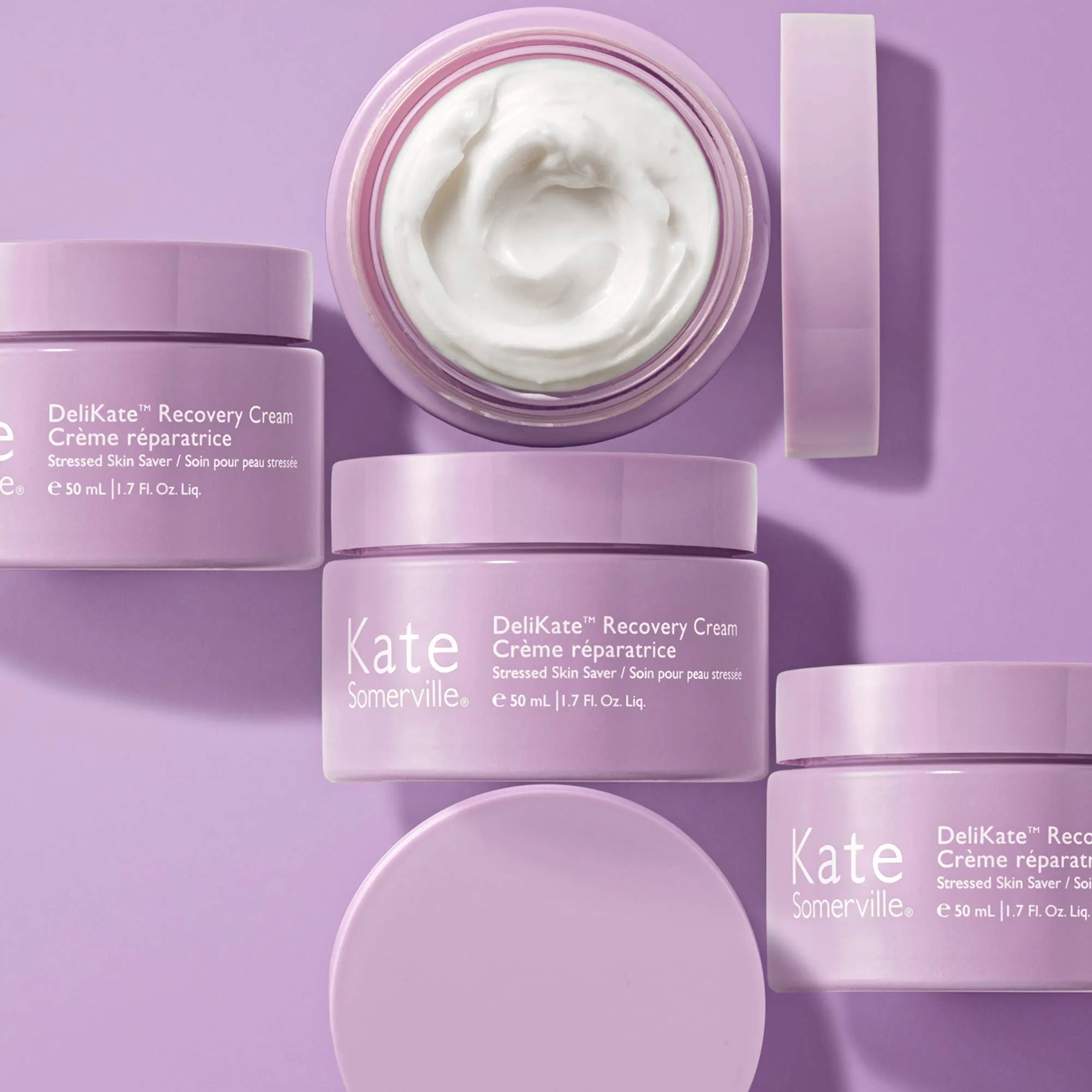 Kate Somerville DeliKate Recovery Cream – Clinically Formulated Hydrating Treatment – Irritation and Redness Relief for Stressed or Sensitive Skin, 1.7 Fl Oz