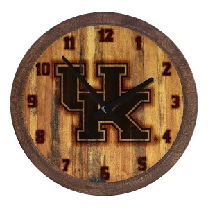 Kentucky Wildcats: Branded "Faux" Barrel Top Wall Clock