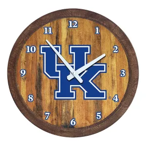 Kentucky Wildcats: Faux Barrel Top Wall Clock