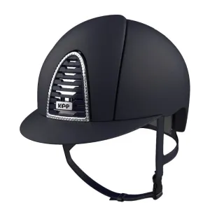 KEP Helmet Cromo 2.0 Textile with Swarovski Crystal SHELL ONLY(KCRTL2BLUMBLUSWAR)