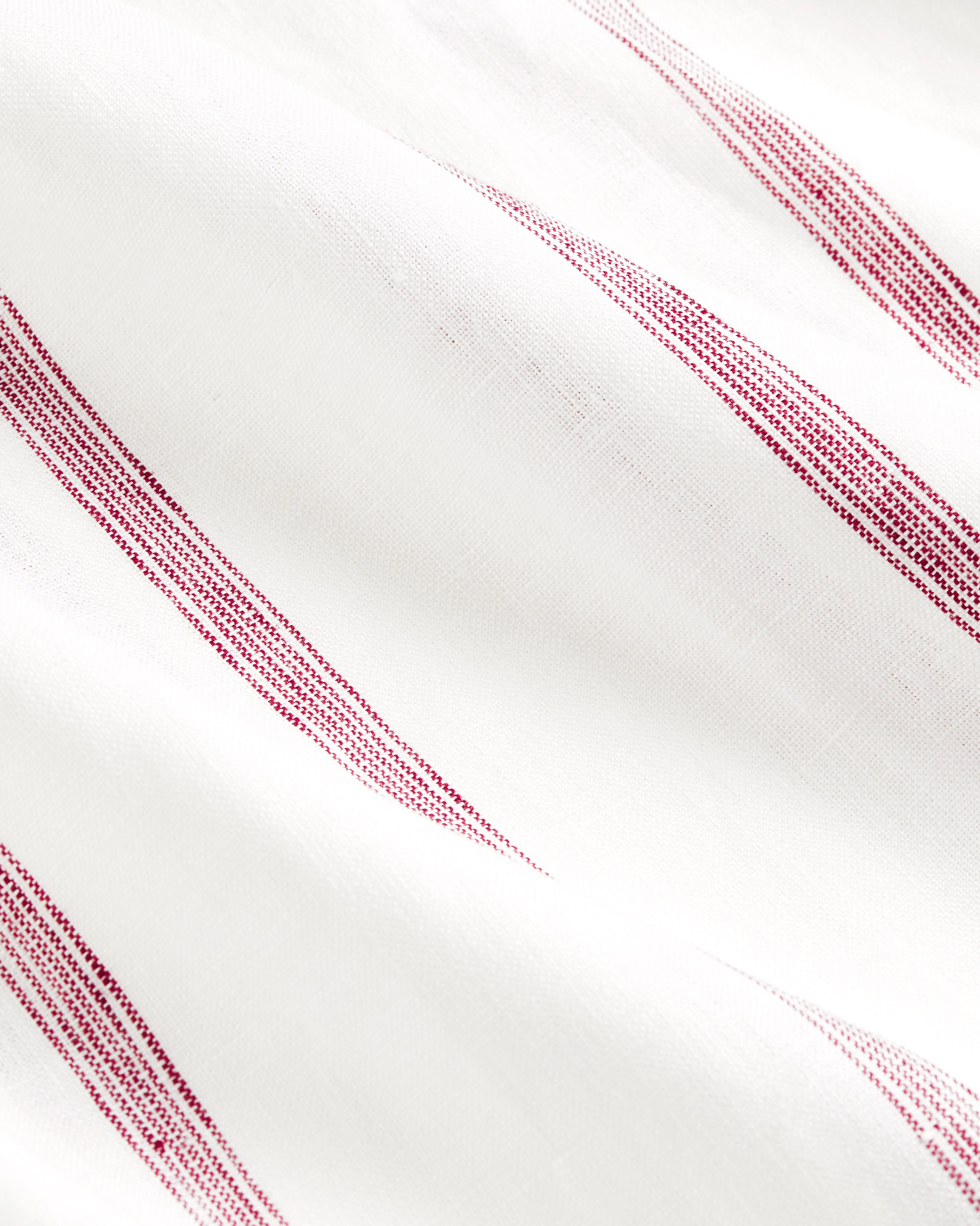 Kiama Belted Shirtdress - Red Stripe