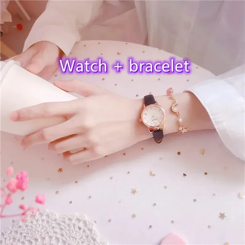 Kids Quartz Watch & Bracelet Set