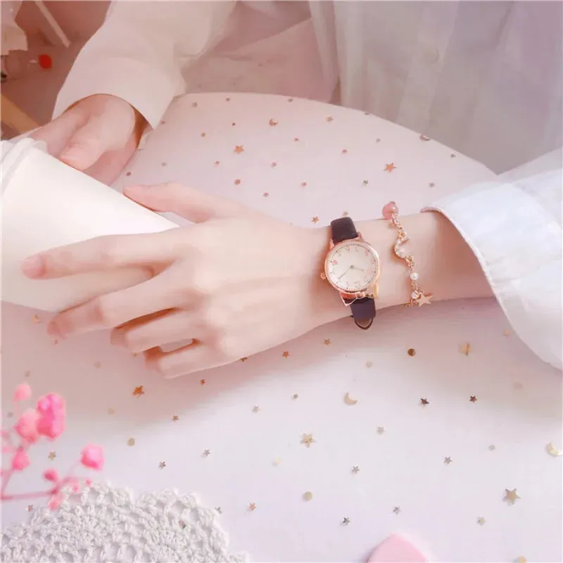 Kids Quartz Watch & Bracelet Set