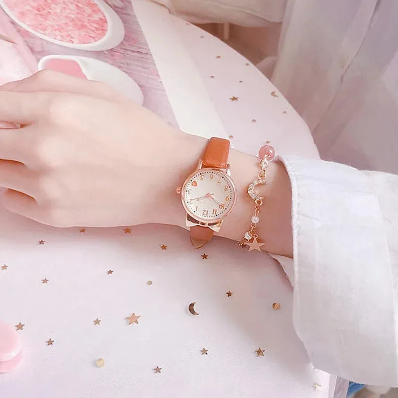 Kids Quartz Watch & Bracelet Set
