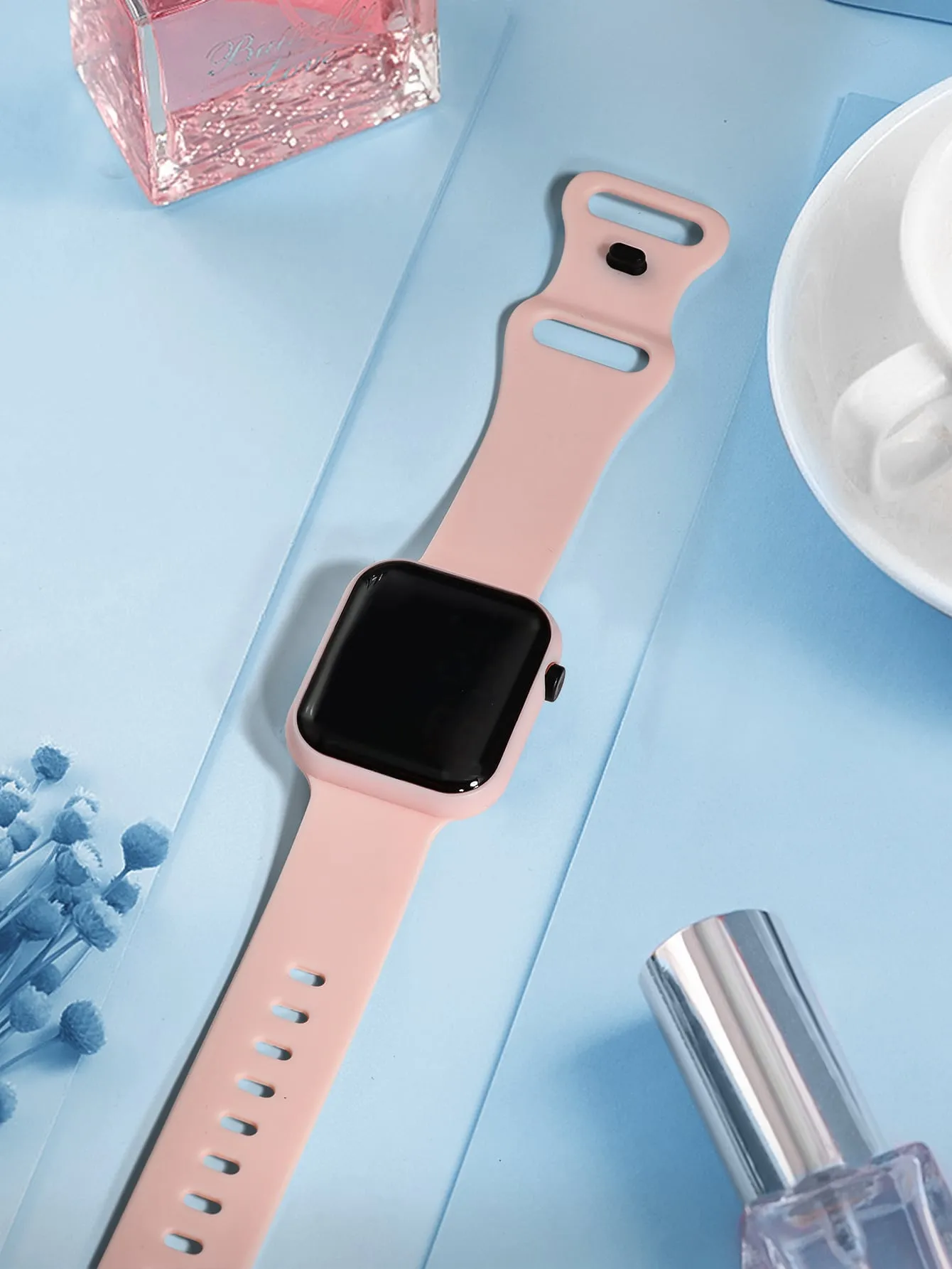 Kids TPU Strap Sporty  Square Dial Digital Watch-FD
