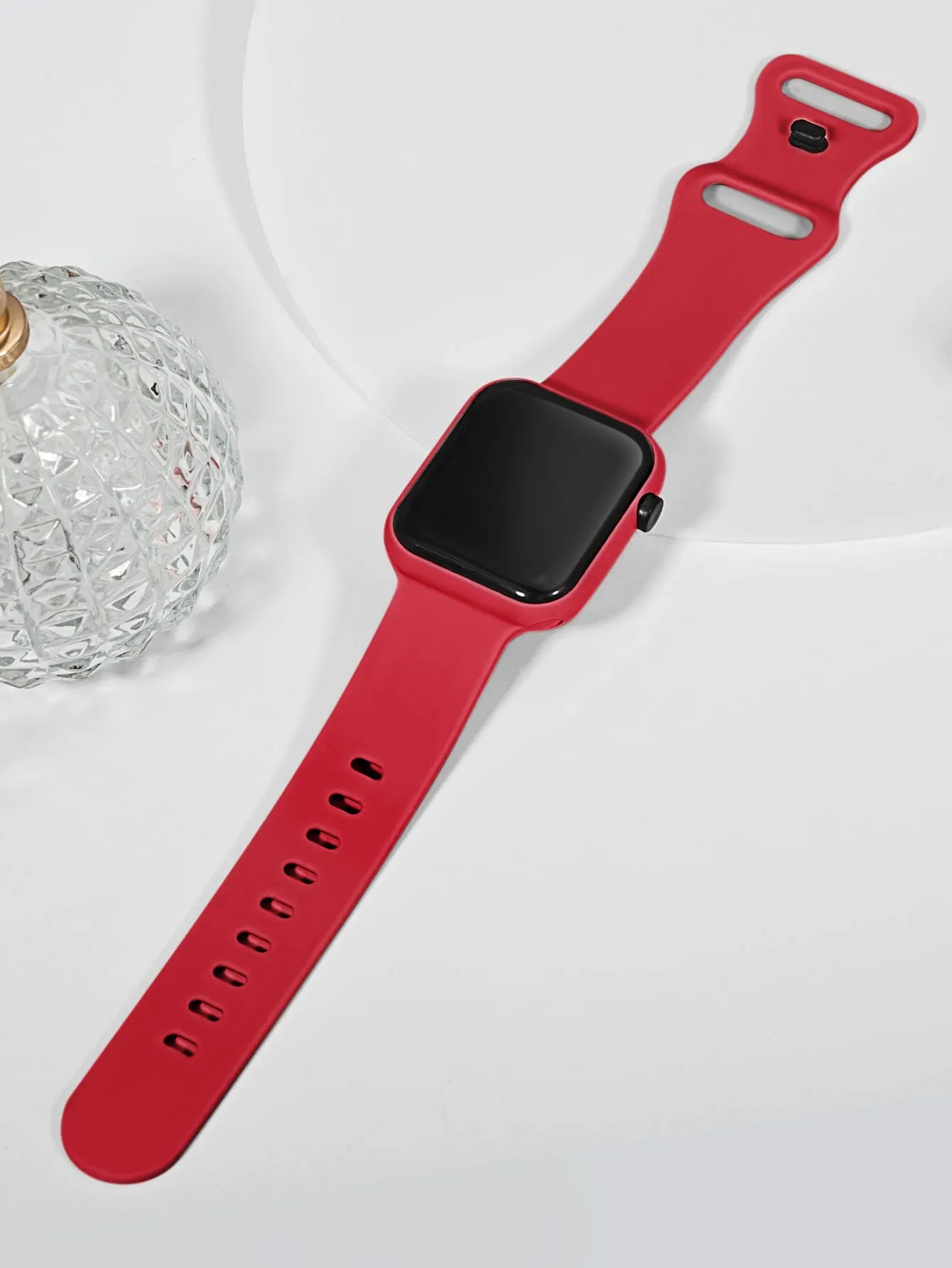 Kids TPU Strap Sporty  Square Dial Digital Watch-FD