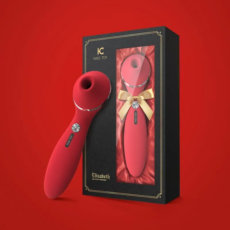 Kiss Toy Polly Plus Female Oral Sex Strong Suction Rechargeable Heating Vibrator