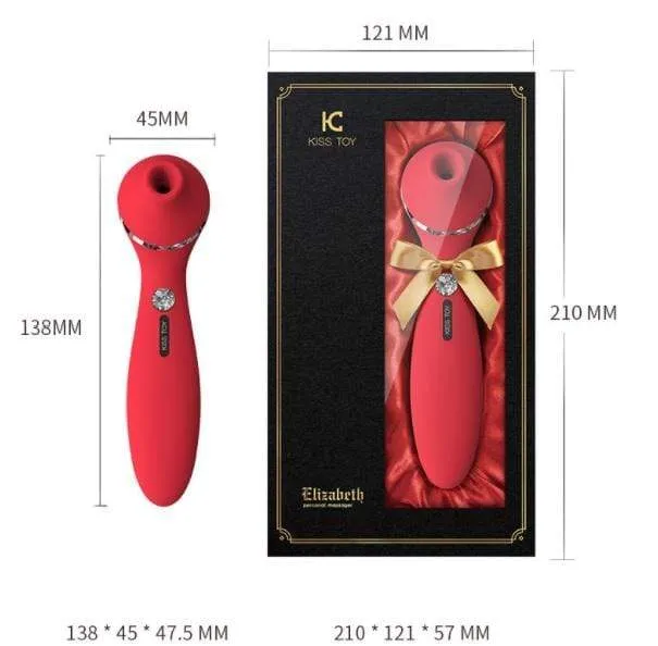 Kiss Toy Polly Plus Female Oral Sex Strong Suction Rechargeable Heating Vibrator