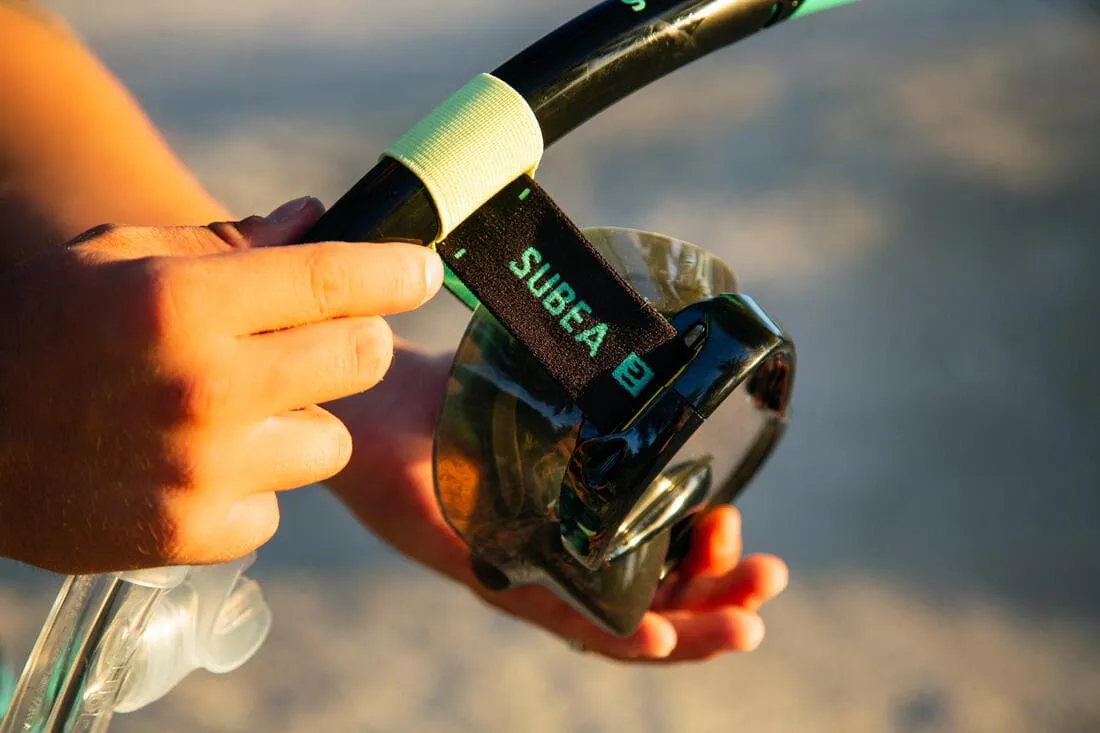 Kit de snorkeling R'Gomoove Adulte noir vert