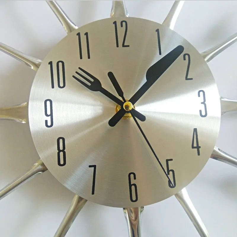 Kitchen Masterpiece | Artistic Cookware Wall Clock