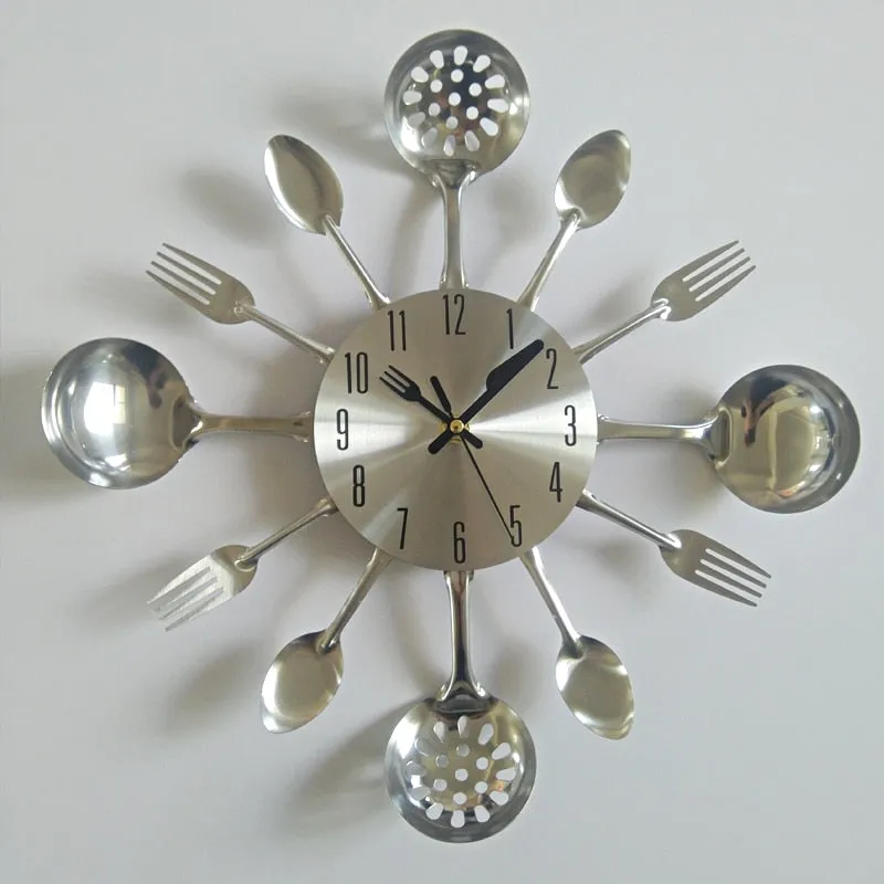 Kitchen Masterpiece | Artistic Cookware Wall Clock