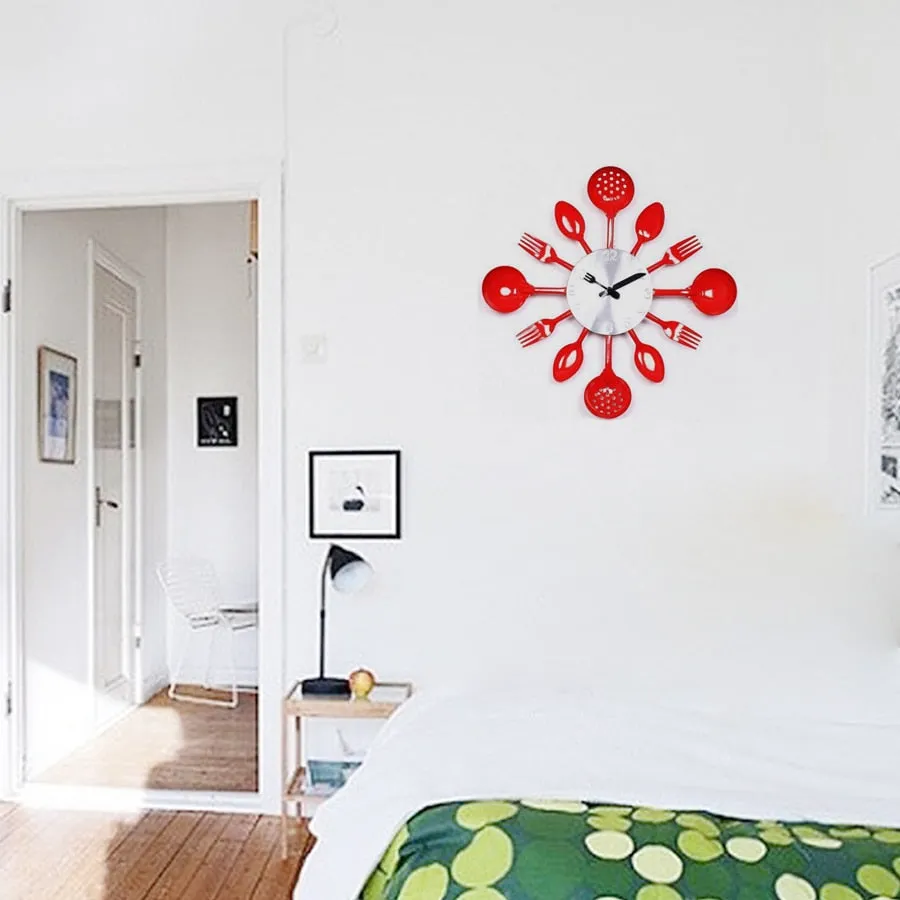 Kitchen Masterpiece | Artistic Cookware Wall Clock