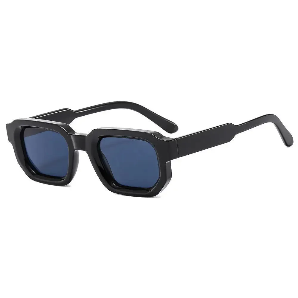 KLASSNUM Vintage Rectangle Frame Sunglasses