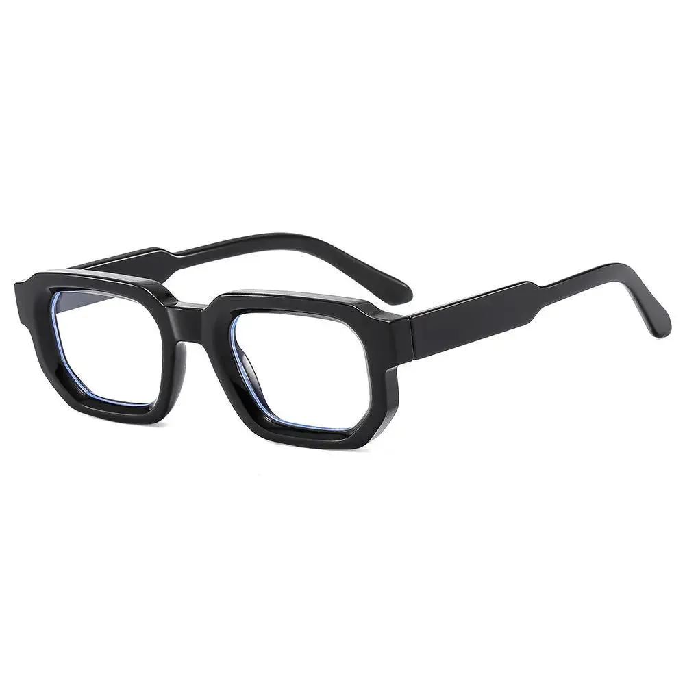 KLASSNUM Vintage Rectangle Frame Sunglasses