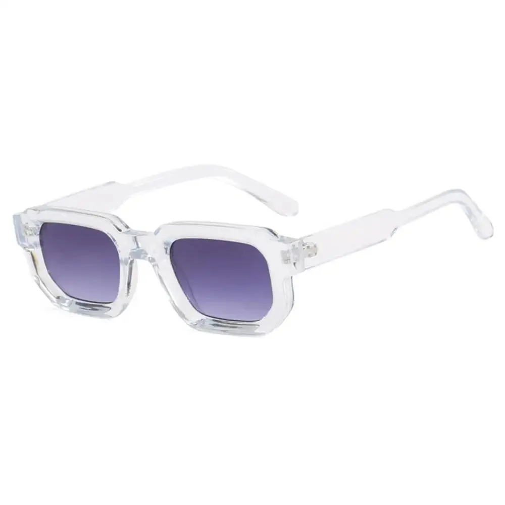 KLASSNUM Vintage Rectangle Frame Sunglasses
