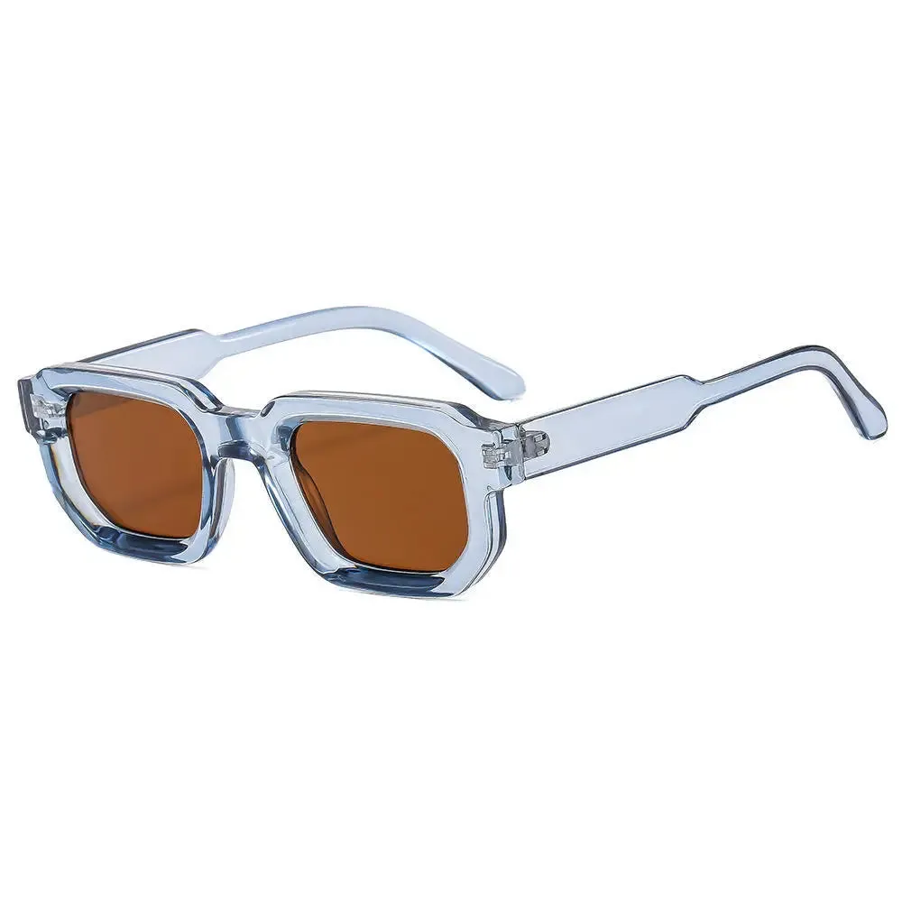 KLASSNUM Vintage Rectangle Frame Sunglasses