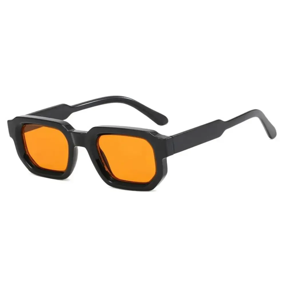 KLASSNUM Vintage Rectangle Frame Sunglasses