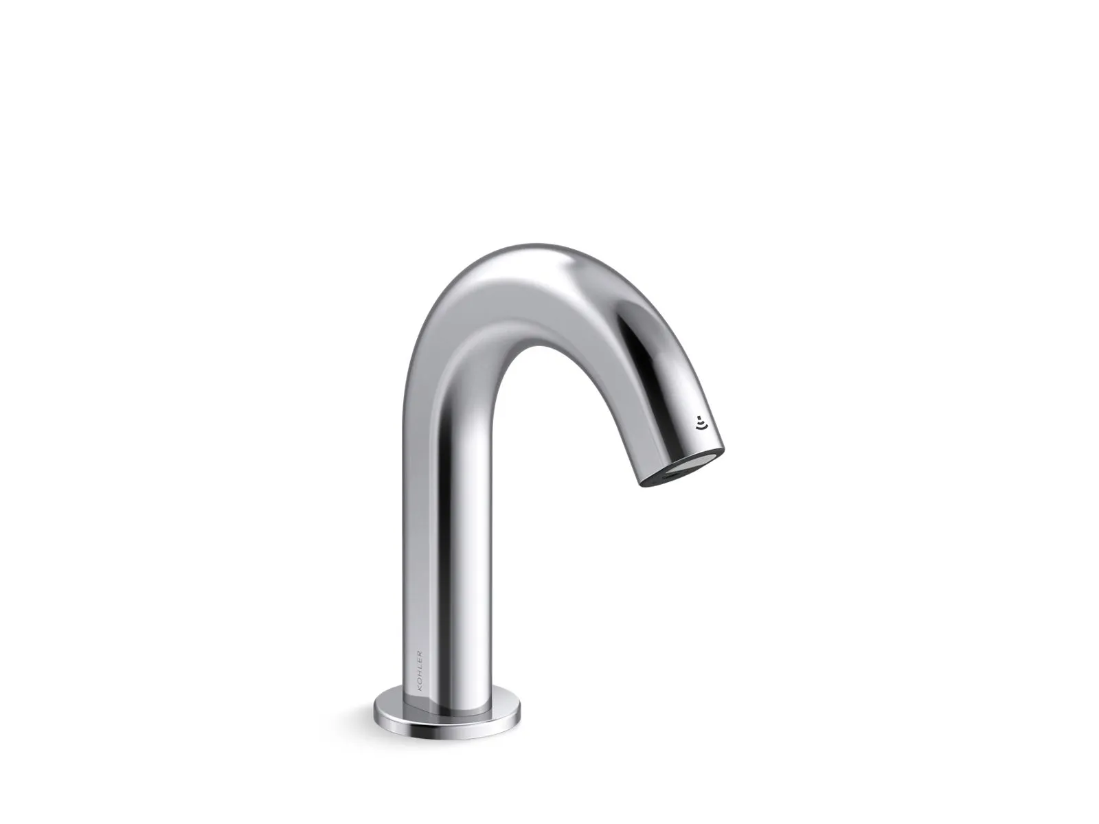 KOHLER K-104BB76-SBNA Oblo Touchless single-hole lavatory faucet with Kinesis sensor technology, DC-powered, less drain, 0.5 gpm
