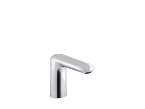 KOHLER K-104K36-SANA Kumin Touchless single-hole lavatory faucet with Kinesis sensor technology, DC-powered, 0.5 gpm