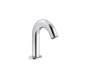 KOHLER K-106BB76-SBNA Oblo Touchless single-hole lavatory faucet with Kinesis sensor technology, HES-powered, less drain, 0.5 gpm
