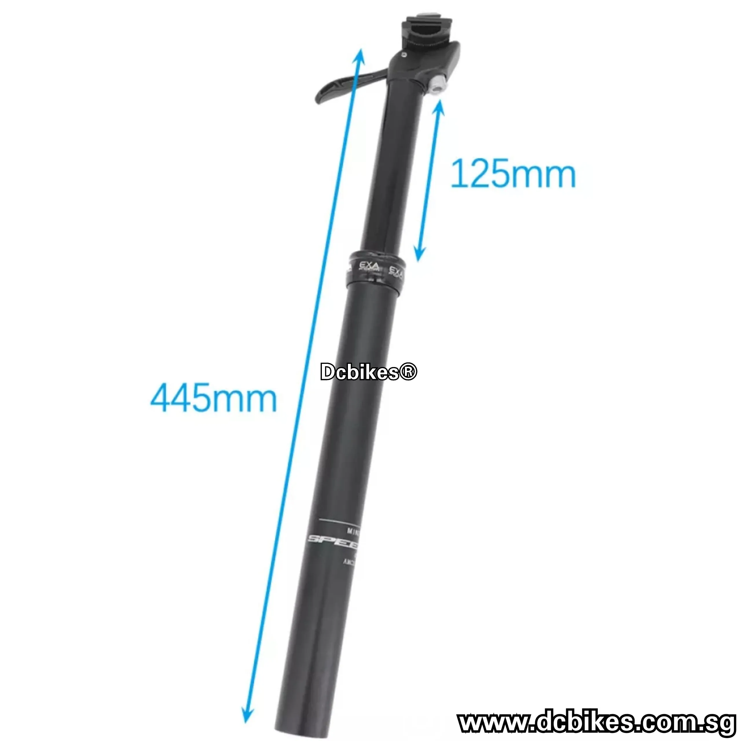 KS 27.2mm | 30.9mm | 31.6mm X 120mm/125mm/150mm Travel Exa Form Speed Up Dropper Seat Post
