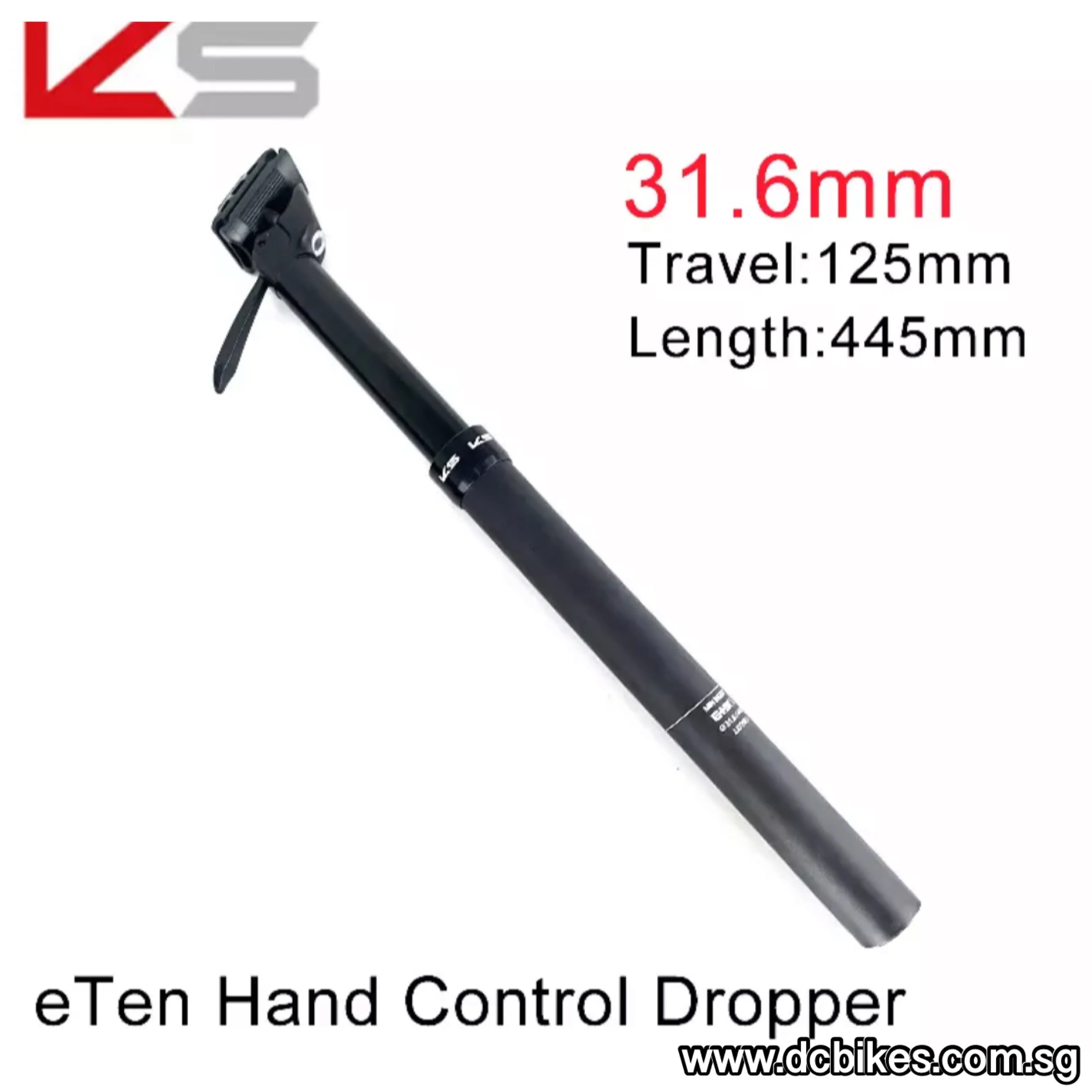 KS E10 27.2mm X 100mm | 30.9mm 31.6mm X 125mm Travel ETen Dropper Seat Post