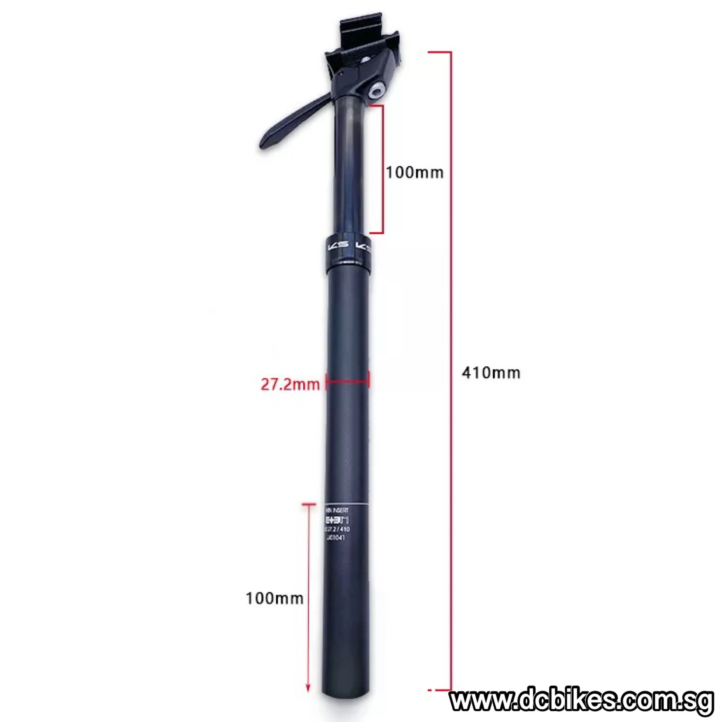 KS E10 27.2mm X 100mm | 30.9mm 31.6mm X 125mm Travel ETen Dropper Seat Post