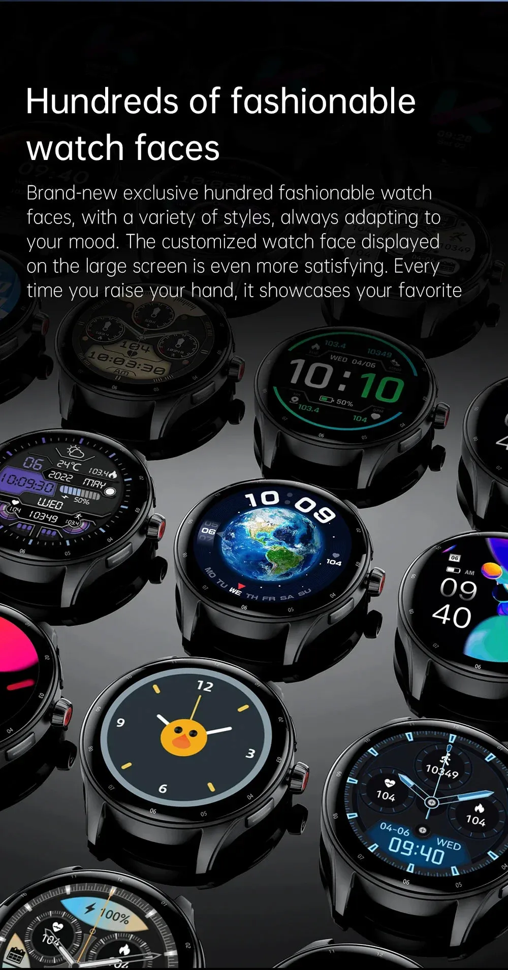 KUMI GW5 Pro 1.43"AMOLED Screen IP68 Waterproof Bluetooth Call 5.2 Health sleep monitor 100  Sports modes compass smart watch