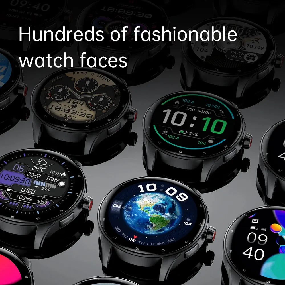 KUMI GW5 Pro 1.43"AMOLED Screen IP68 Waterproof Bluetooth Call 5.2 Health sleep monitor 100  Sports modes compass smart watch