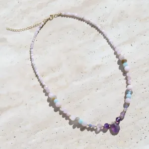 Kunzite and Amethyst Necklace