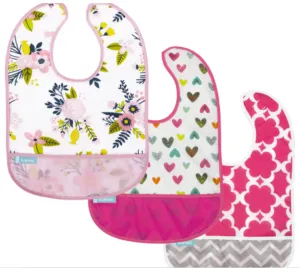 Kushies 3pk Bibs 12m 