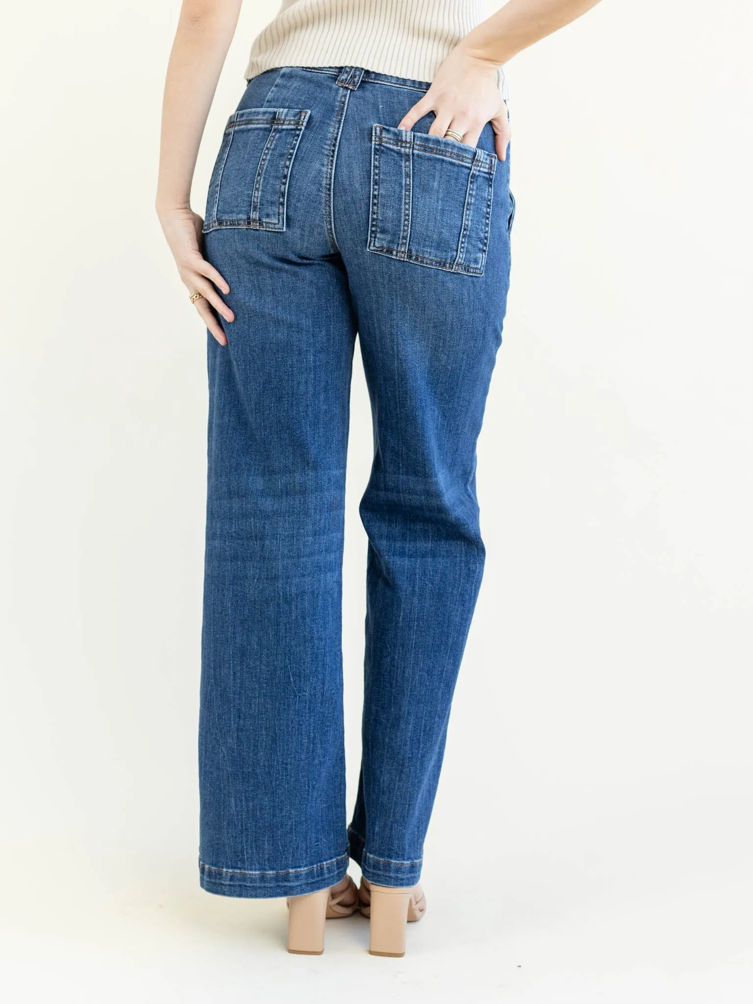 KUT Fairness Jodi High Rise Wide Leg
