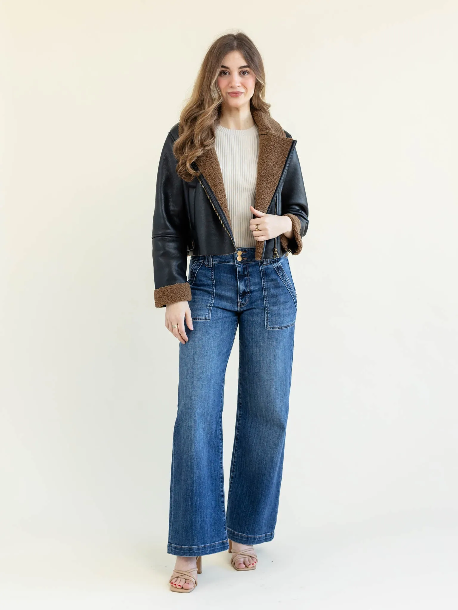 KUT Fairness Jodi High Rise Wide Leg