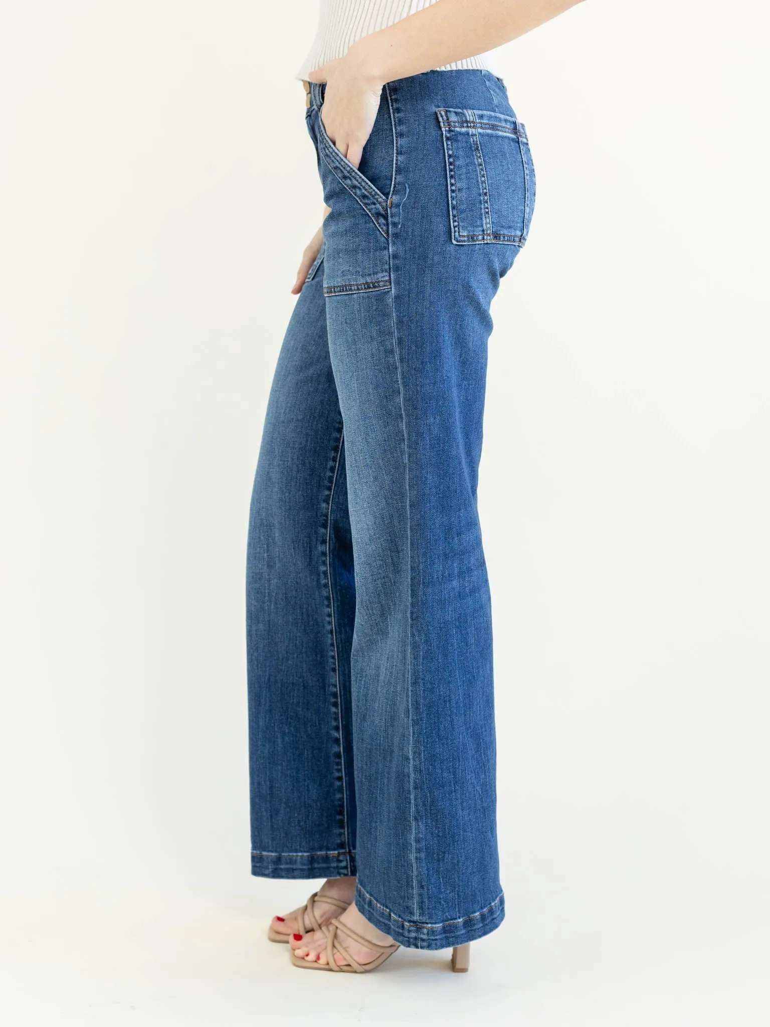 KUT Fairness Jodi High Rise Wide Leg