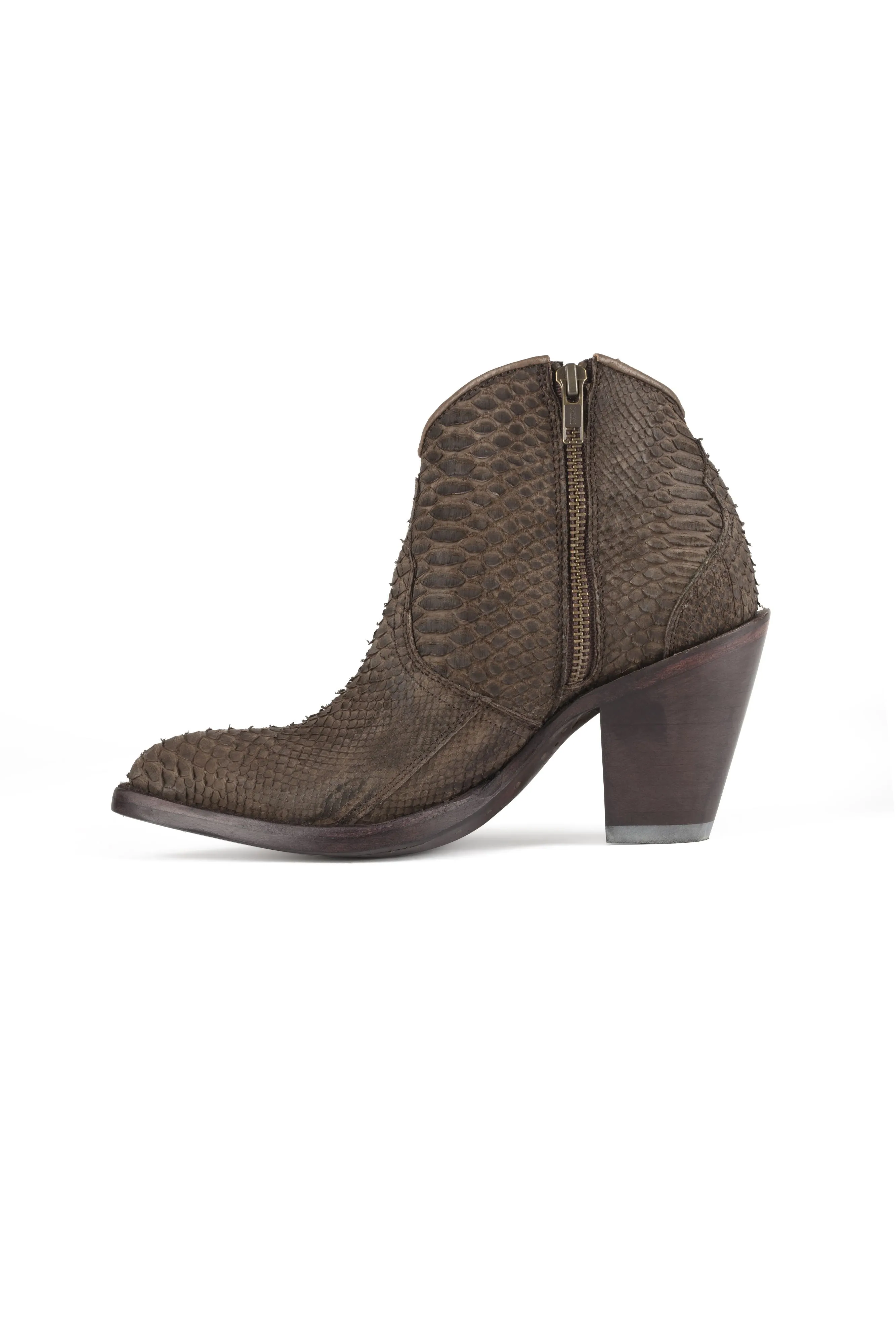 Kyra - Almond Toe - Mink Suede