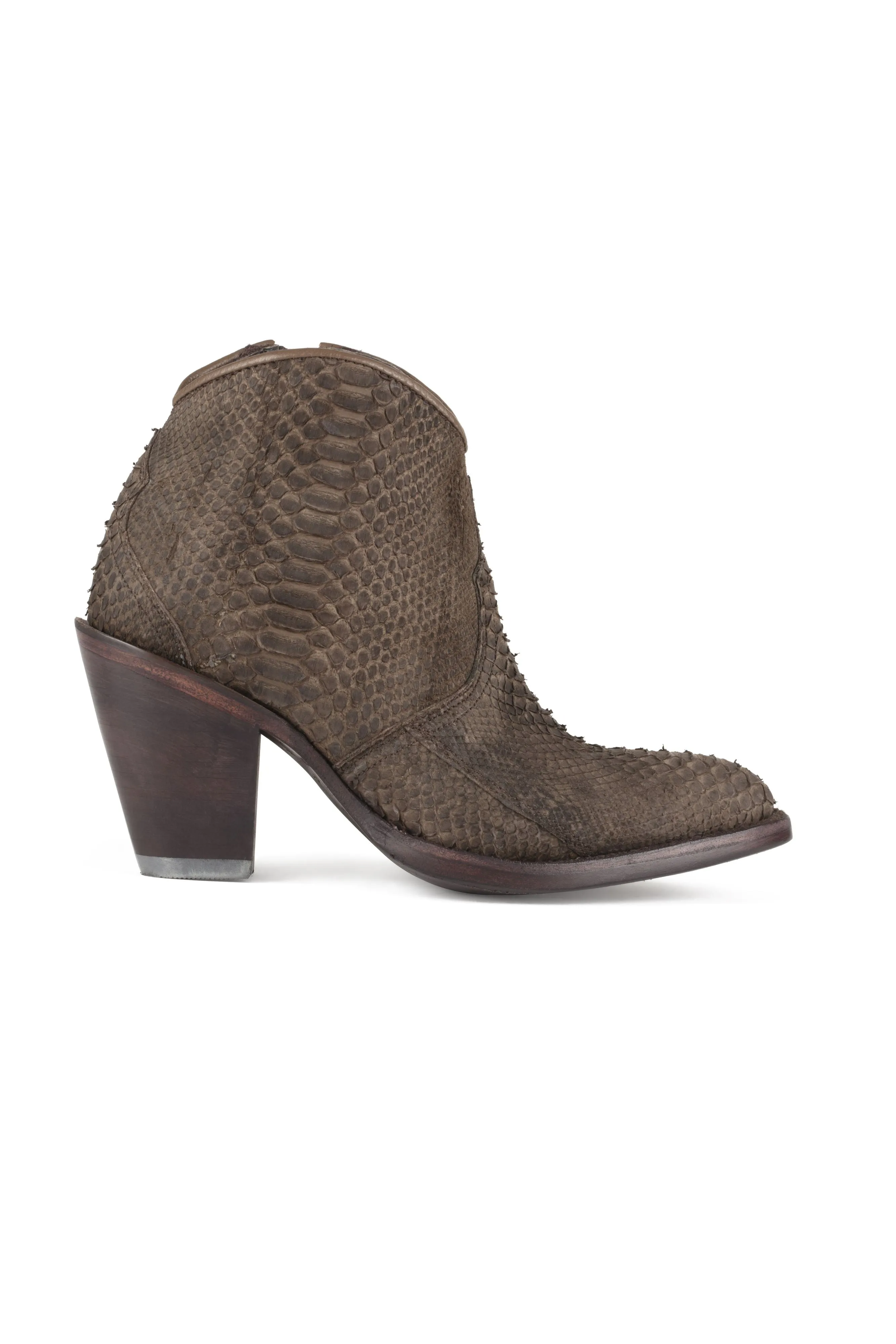 Kyra - Almond Toe - Mink Suede