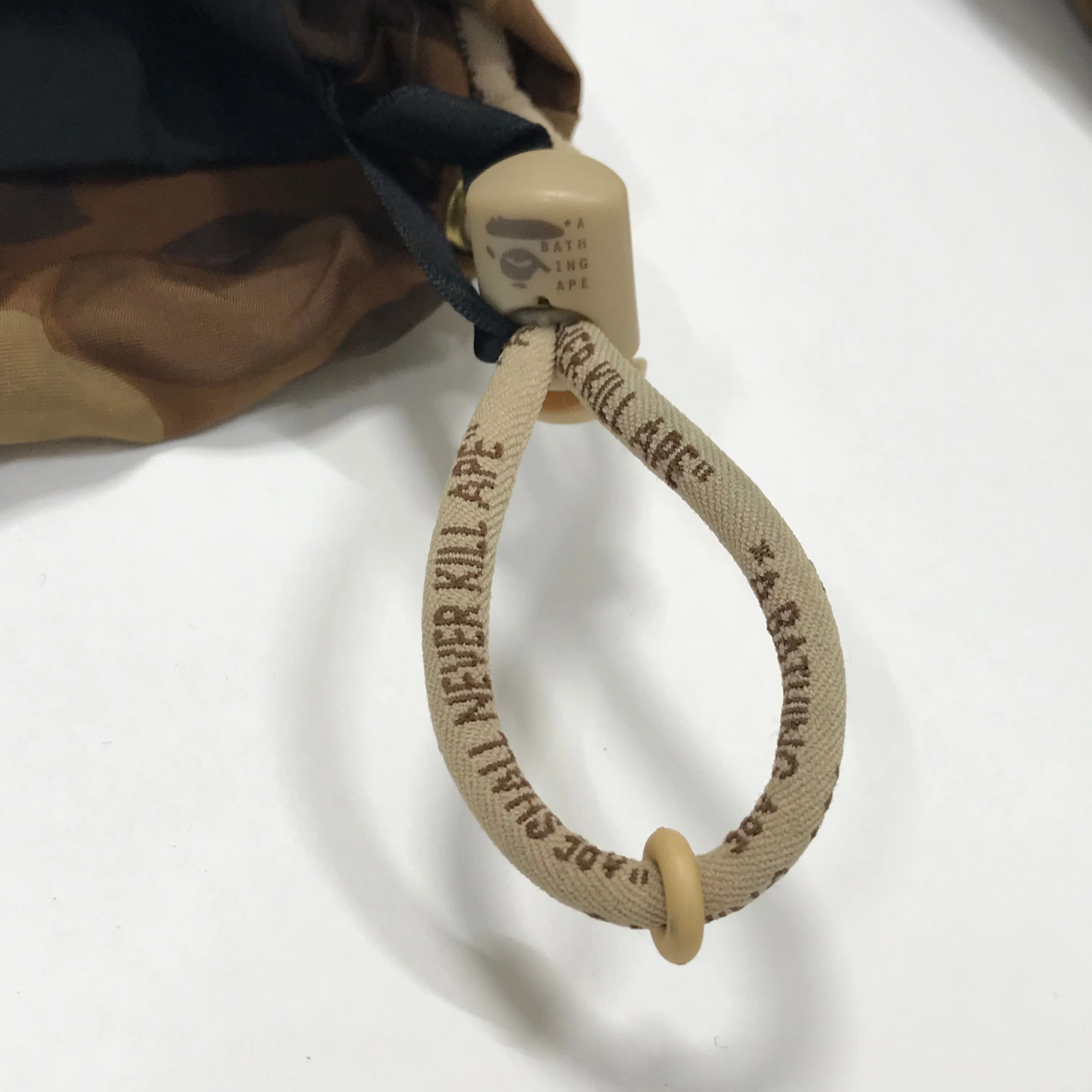 [L] A Bathing Ape Bape Camo Snowboard Jacket Brown