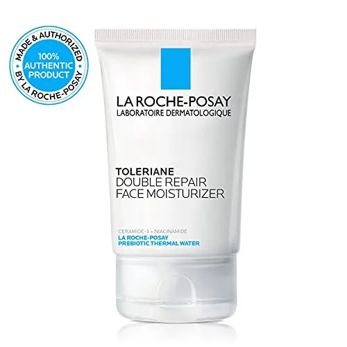 La Roche-Posay Toleriane Double Repair Face Moisturizer, Oil-Free Face Cream with Niacinamide , 2.5 Fl Oz (Pack of 1)