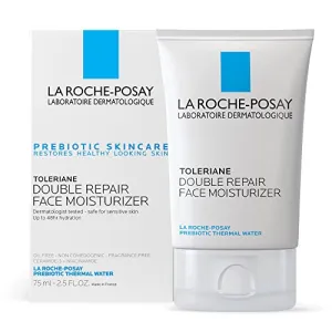 La Roche-Posay Toleriane Double Repair Face Moisturizer, Oil-Free Face Cream with Niacinamide , 2.5 Fl Oz (Pack of 1)