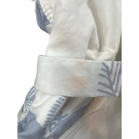 La Sirena Robe By California Cowboy In Vintage Floral White Sand xs/s