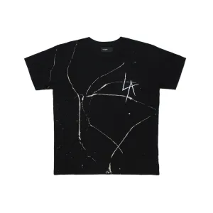 LA SLASH DESTROYED POCKET TEE