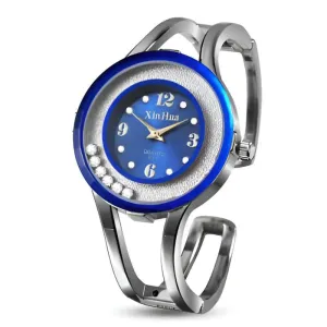 Ladies Bracelet Watch with Quartz Movement & Siamese Buckle